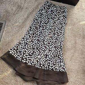 Brown Polka Dot Skirt